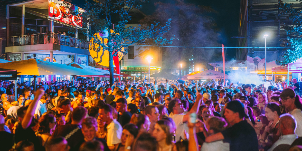 Treppentanz auf dem Boulevard