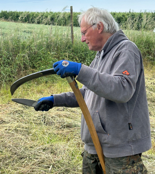 Uli Jablonowski mit Sense